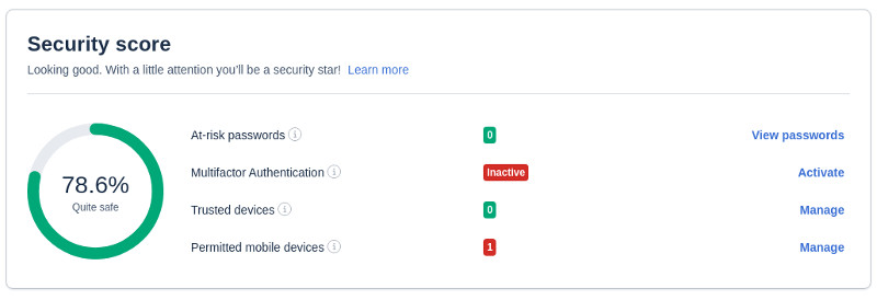 Security Dashboard Deceiving